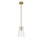 Z-Lite Kira Pendant, 1-Light, 5 In.W x 8 In.H, Modern Gold/Clear 7508MP-ROD-MGLD - alternate 5